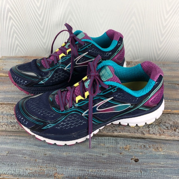 Brooks Shoes - Brooks Ghost 8 Peacoat Road Marathon Running Shoes